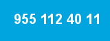 955 112 40 11 955 112 40 11